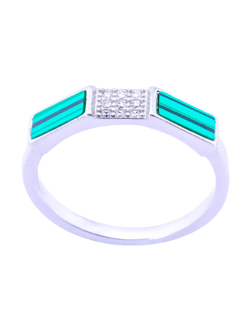Serene Beauty silver ring