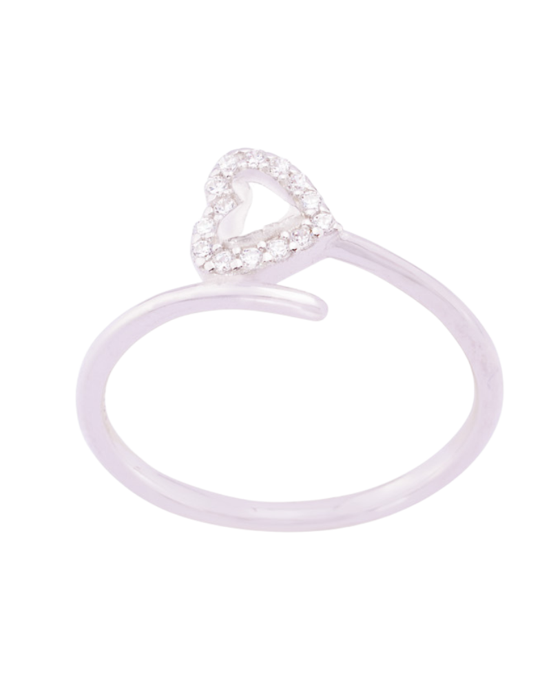 Stylish Adjustable silver Ring