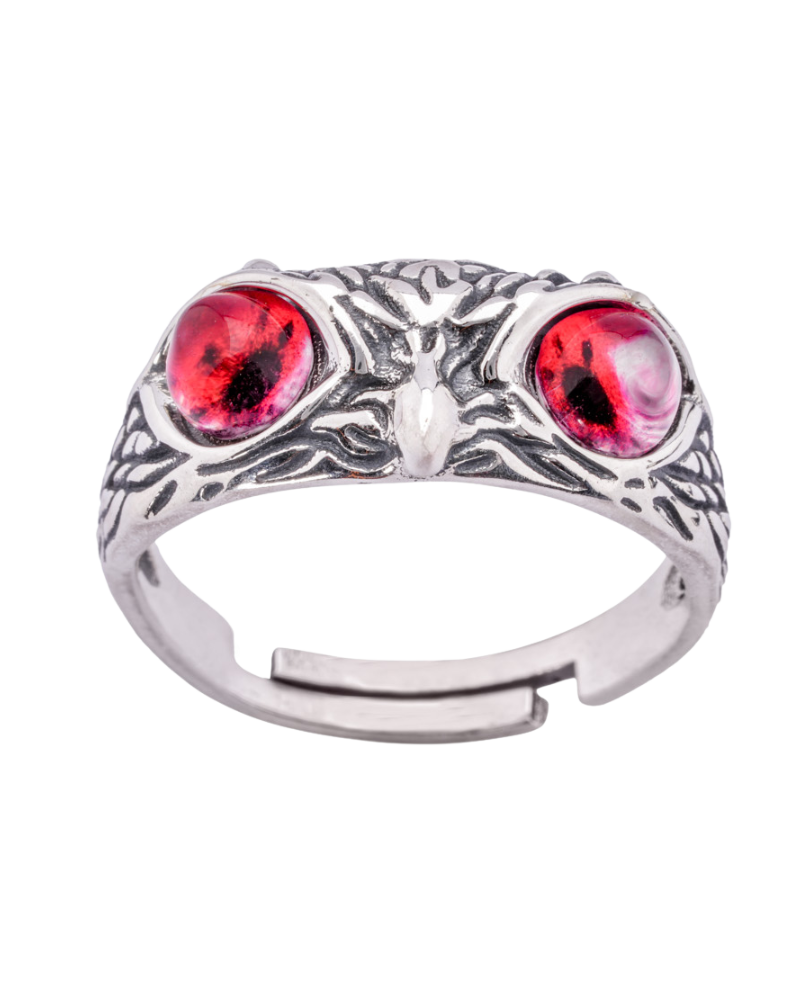 Orange Silver Ring