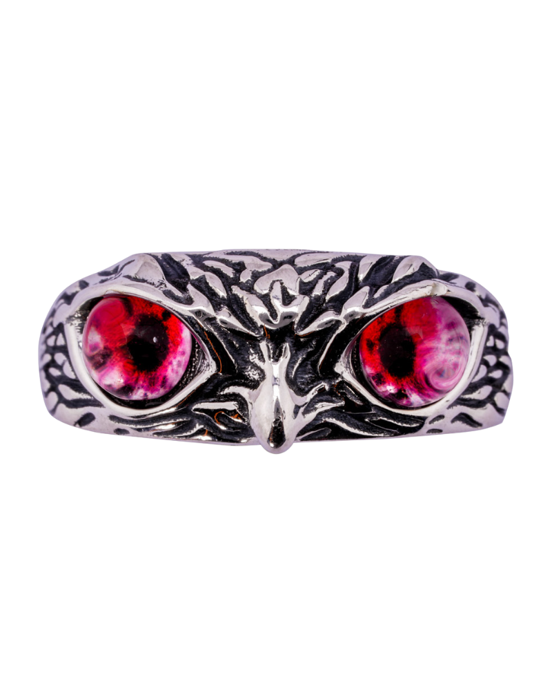 Orange Silver Ring