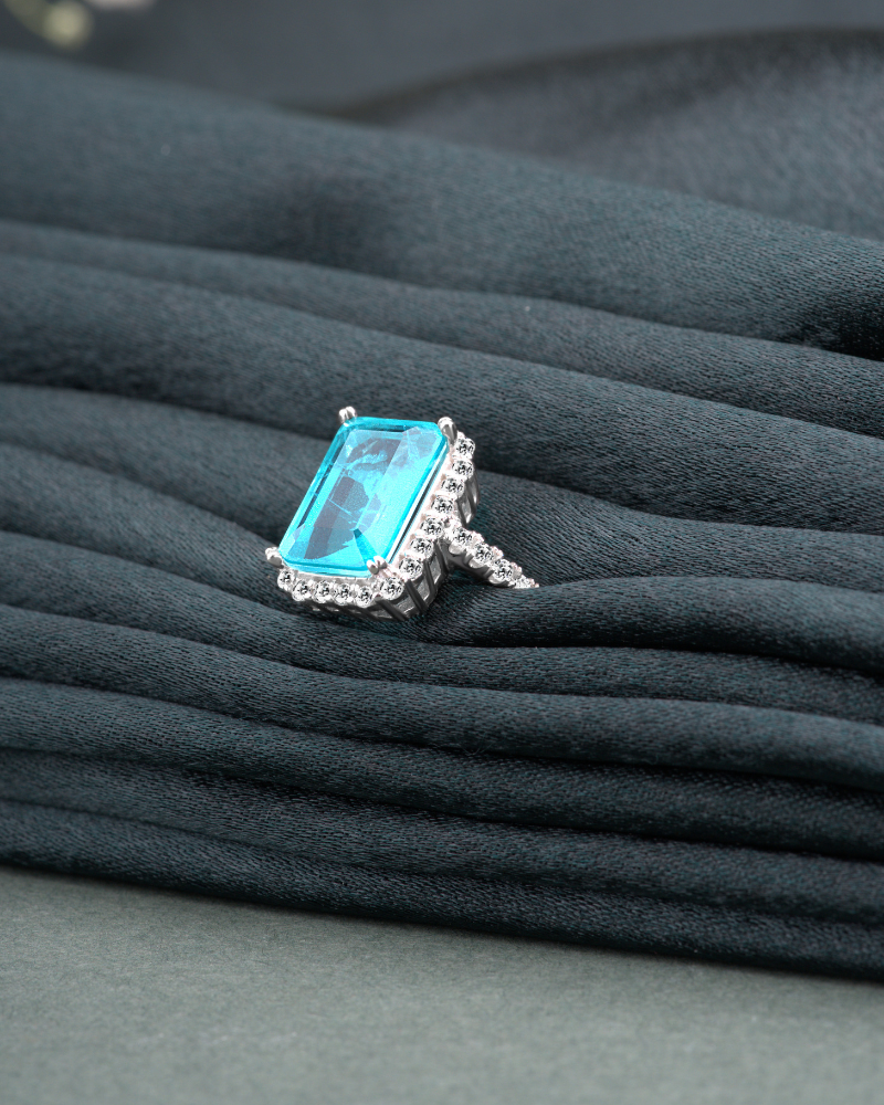 Blue Stone Ring Serenity
