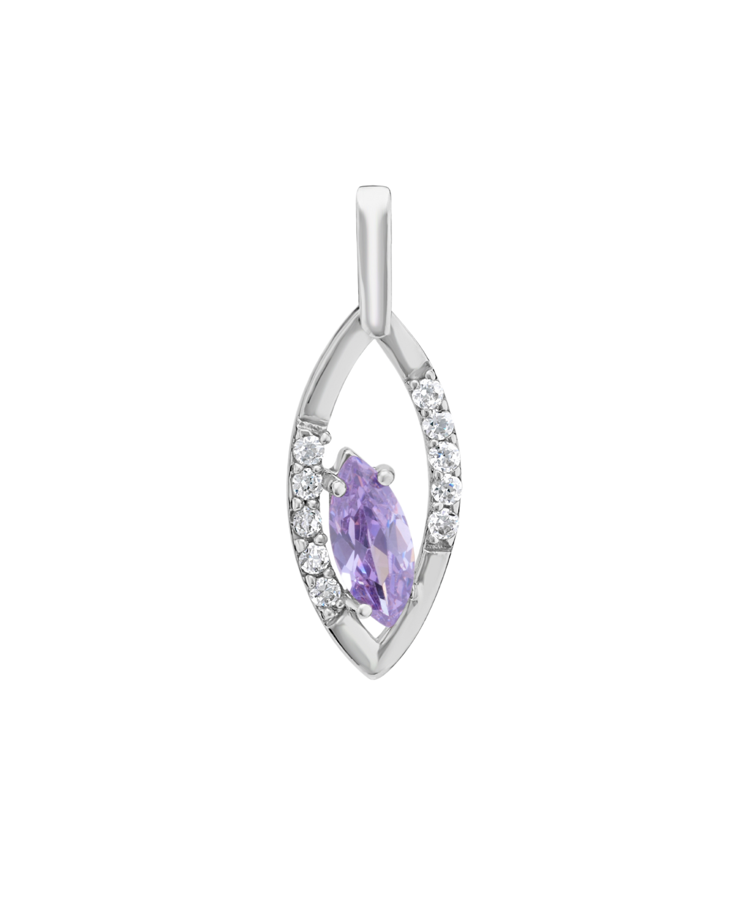 Geometric Silver Statement Pendant