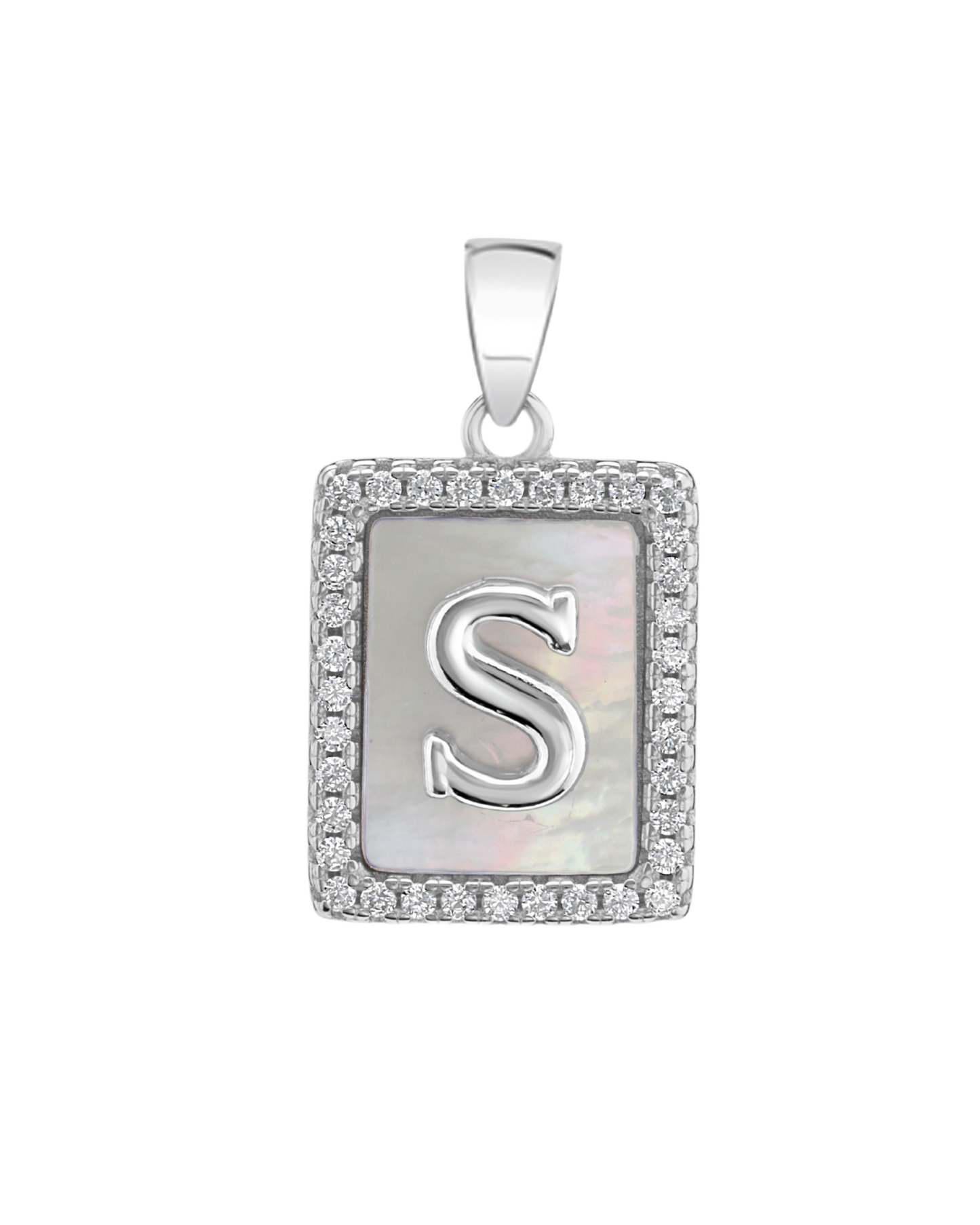 Floral Motif Crystal Pendant