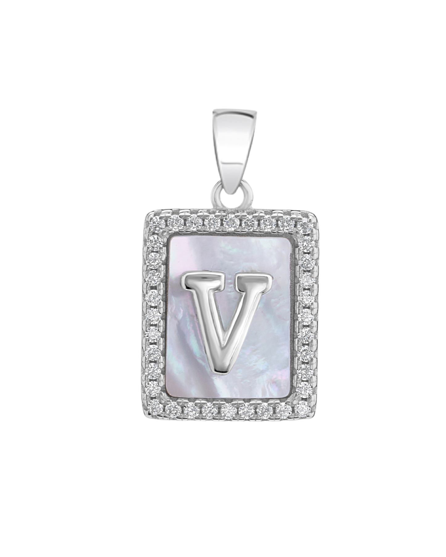 Floral Motif Crystal Pendant