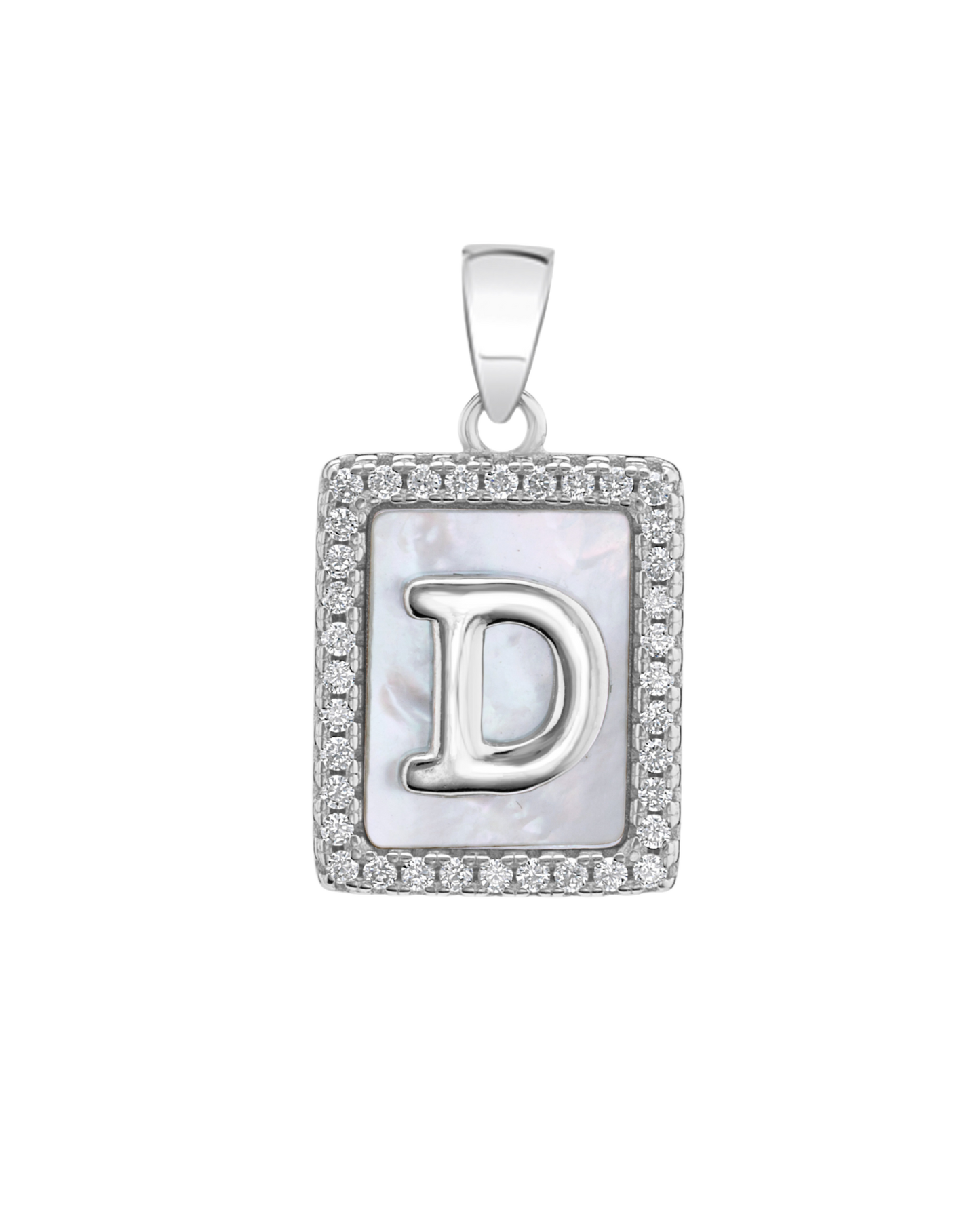 Floral Motif Crystal Pendant