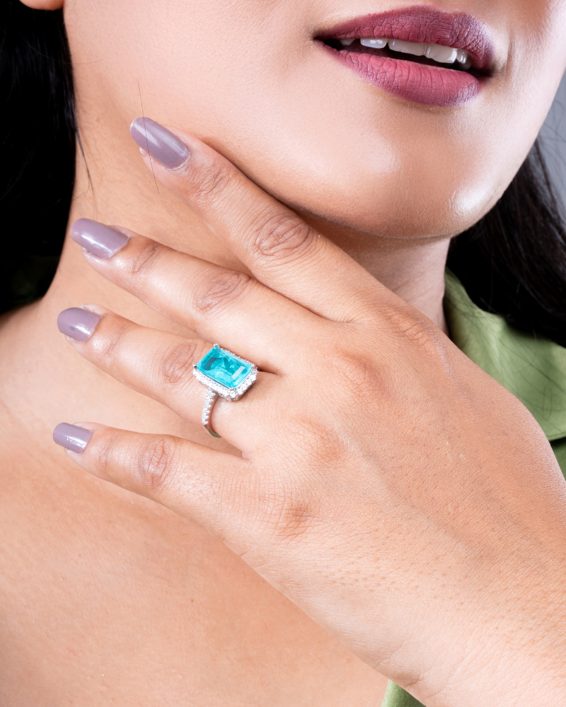 Blue Stone Ring Serenity