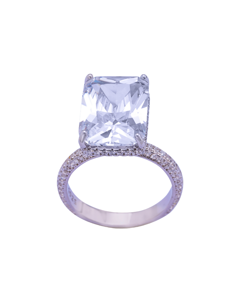 Silver Skin-Friendly Ring