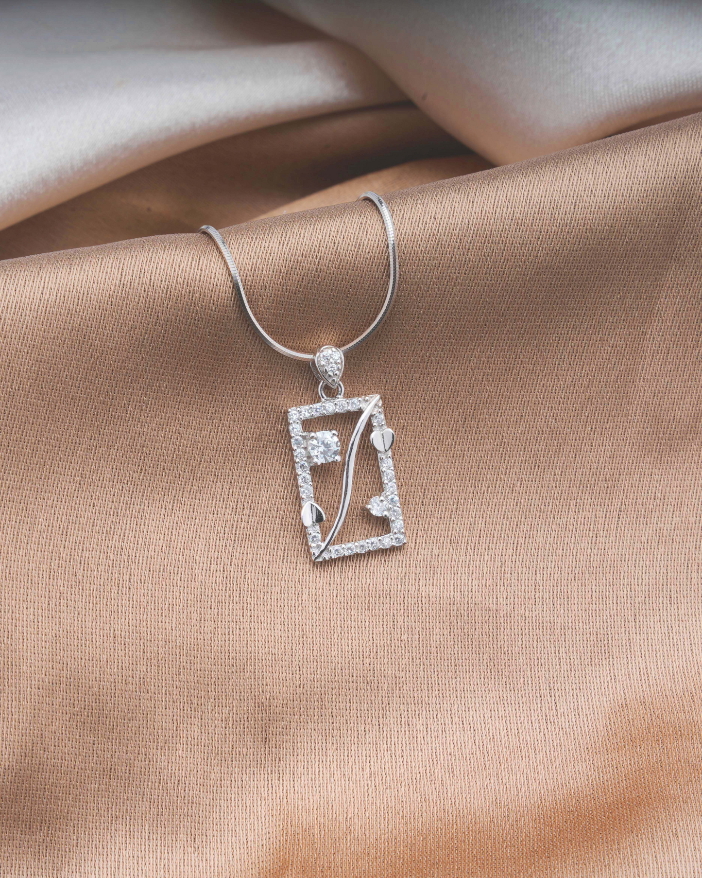 Petite Sapphire Teardrop Pendant