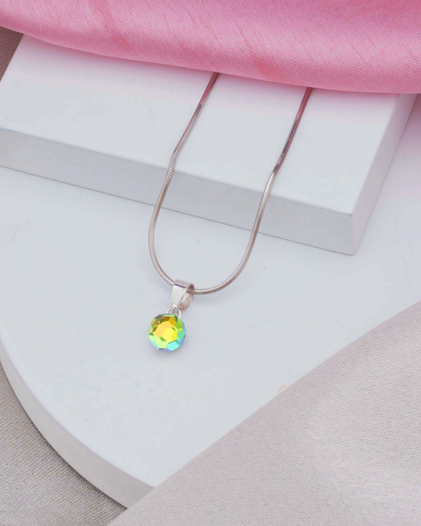 Minimalist Gold Circle Pendant