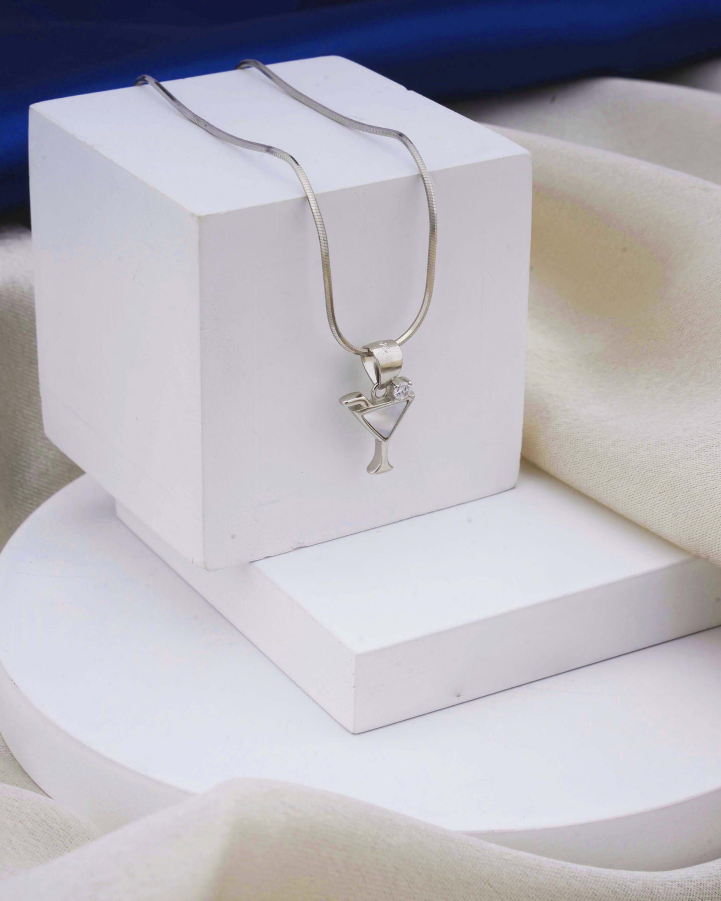 Turquoise and Sterling Silver Pendant