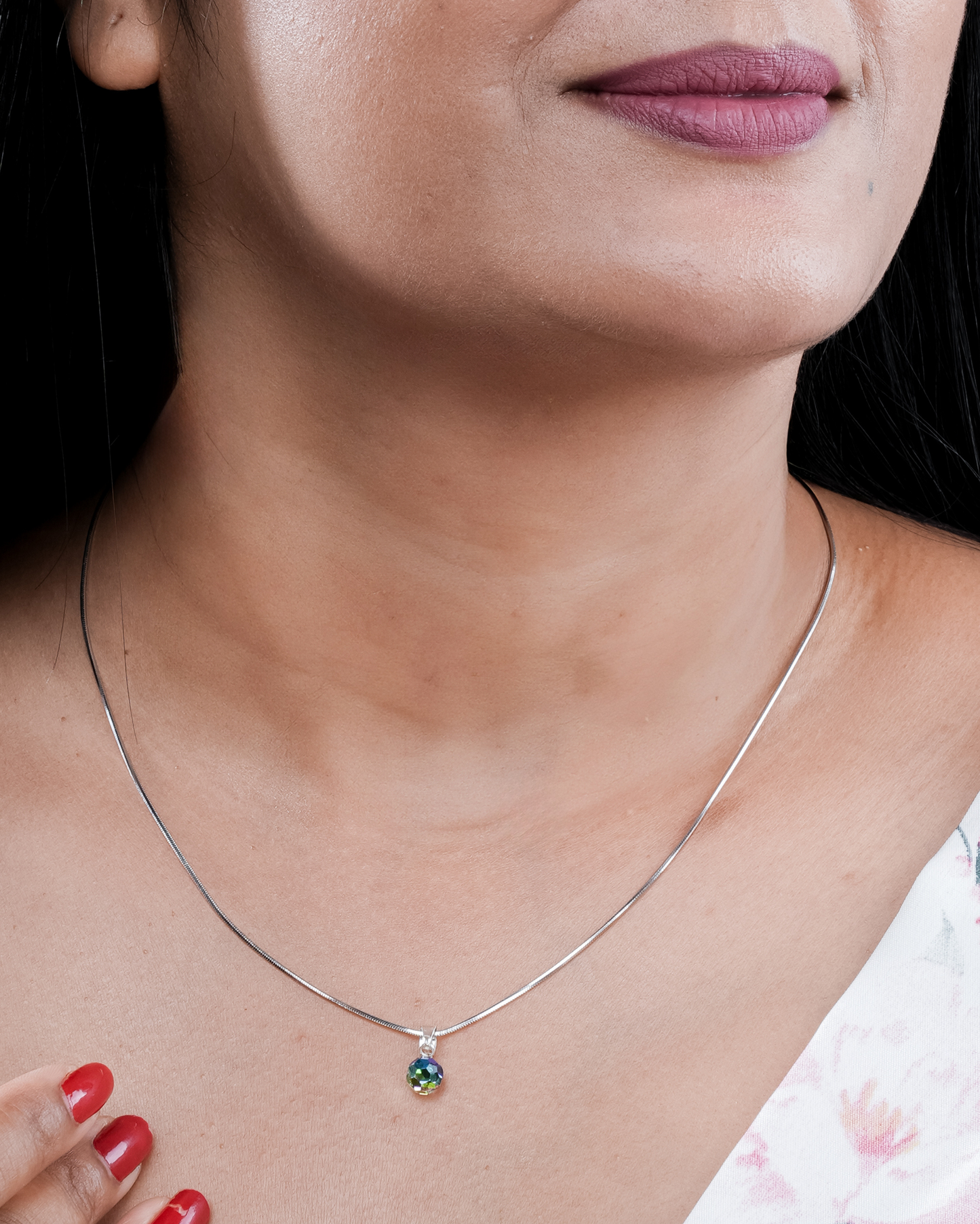 Minimalist Gold Circle Pendant