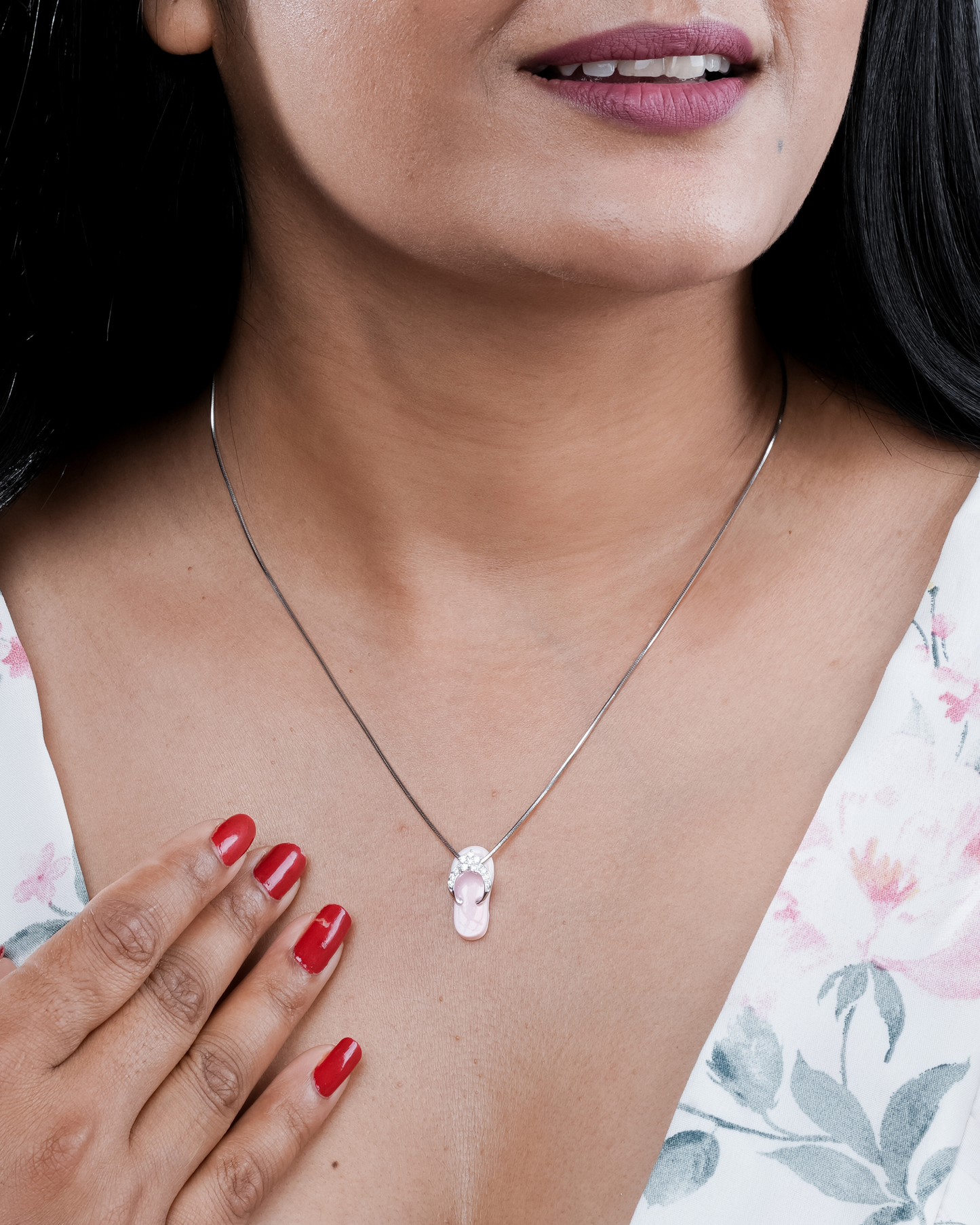 Luxe Opal Pendant with Gold Accents