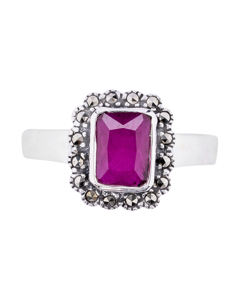 Antique Oxidised silver Ring