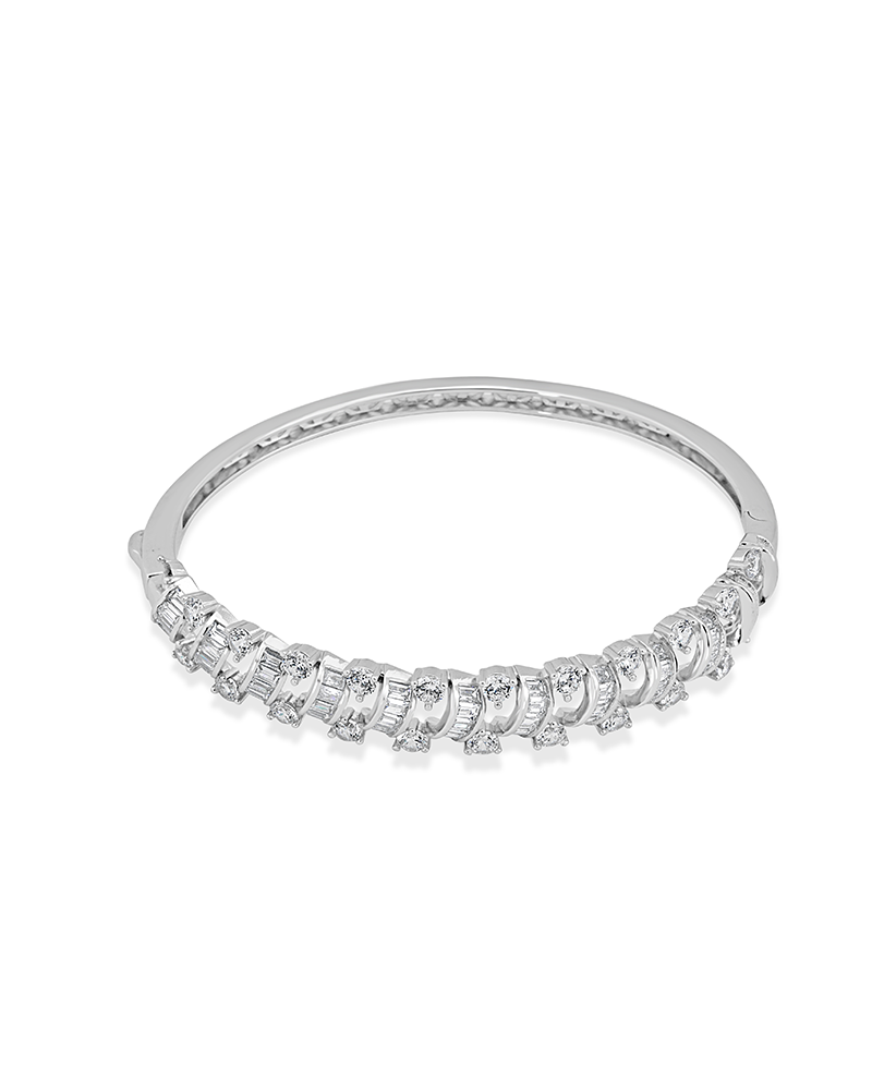 Silver Sparkle Crystal Bracelet