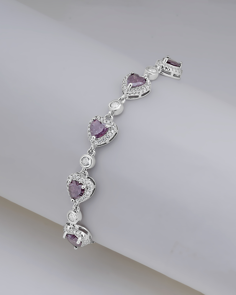 Begonia Bliss Crystal Bracelet