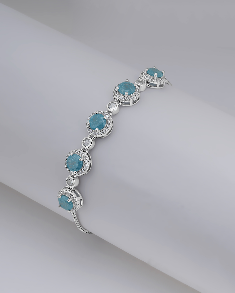 Sky Heart Charm Bracelet