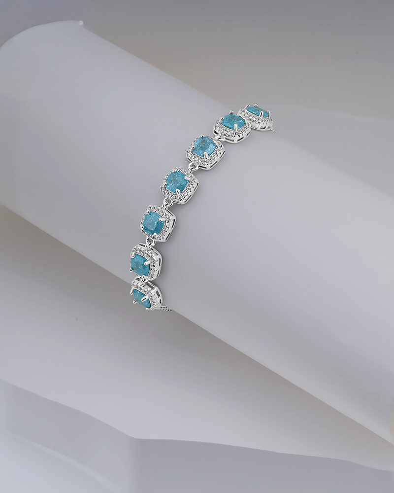 Sky Heart Charm Bracelet