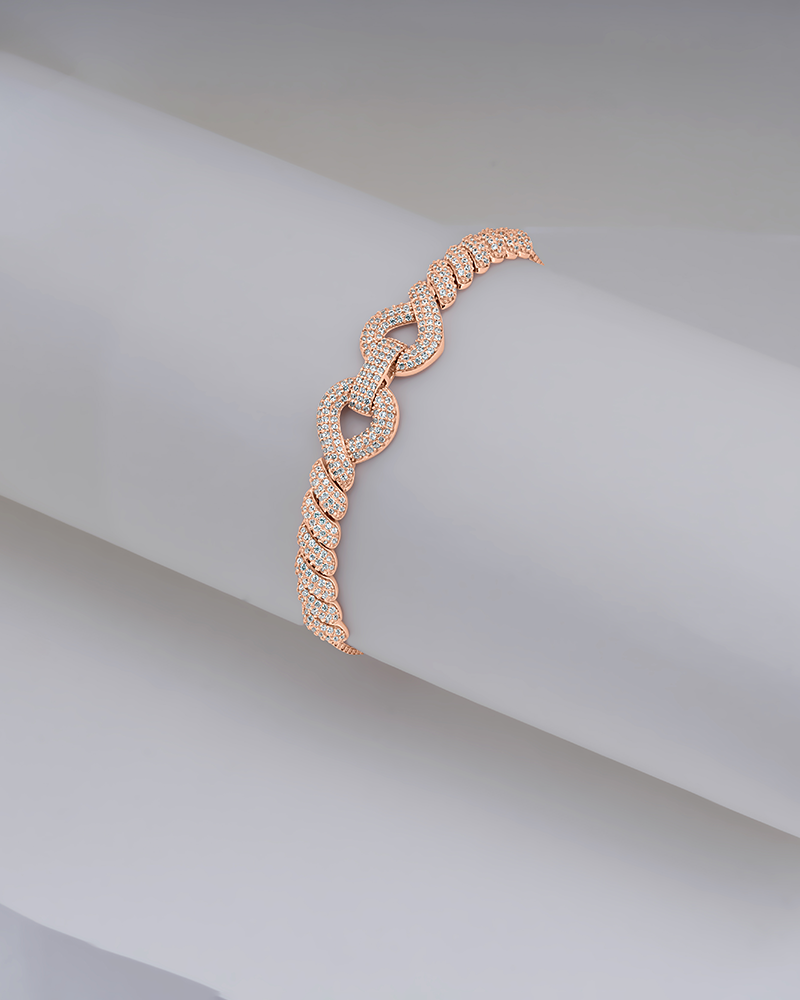 Brass Radiance Crystal Bracelet