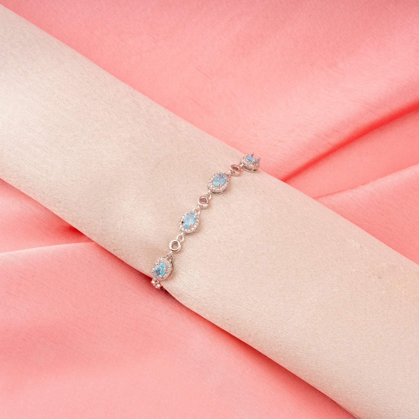 Sky Heart Charm Bracelet