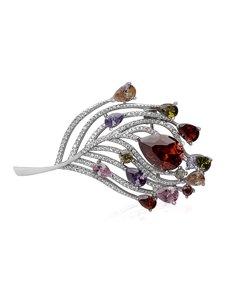 Gold-Tone Statement Brooch