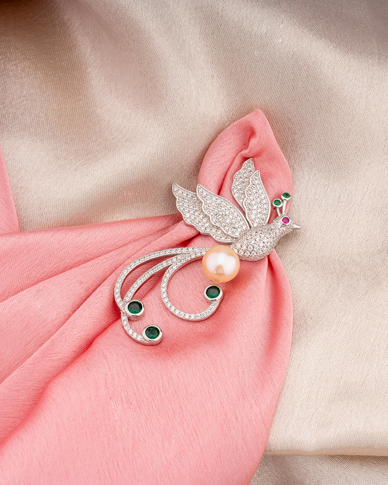 Classic Crystal Brooch