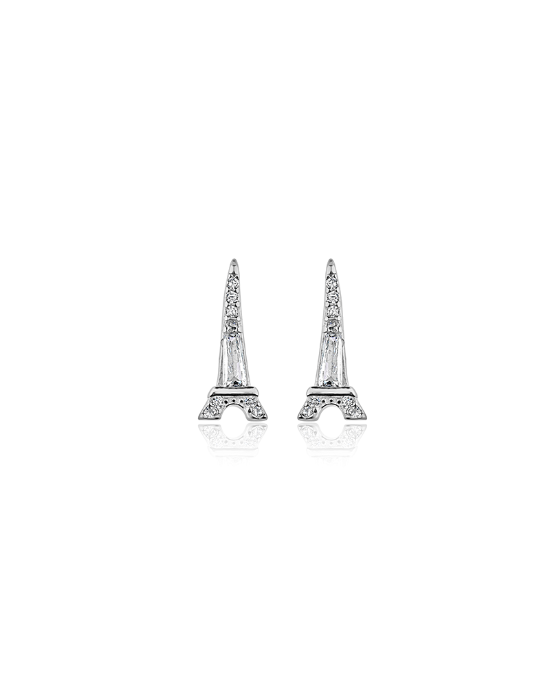 Dainty Silver Bar Studs