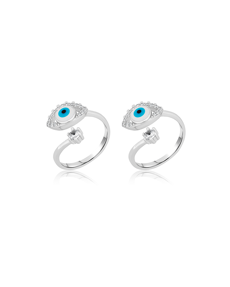 Silver Mystic Eye Design
