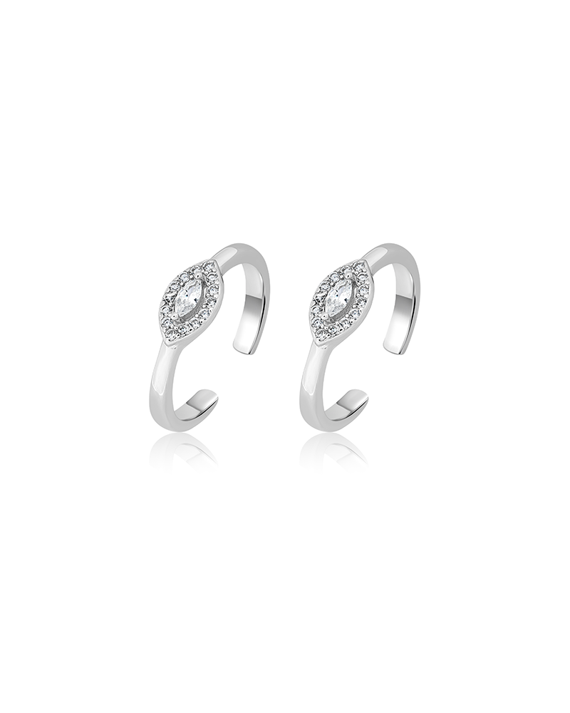 Elegant Eye Toe Ring