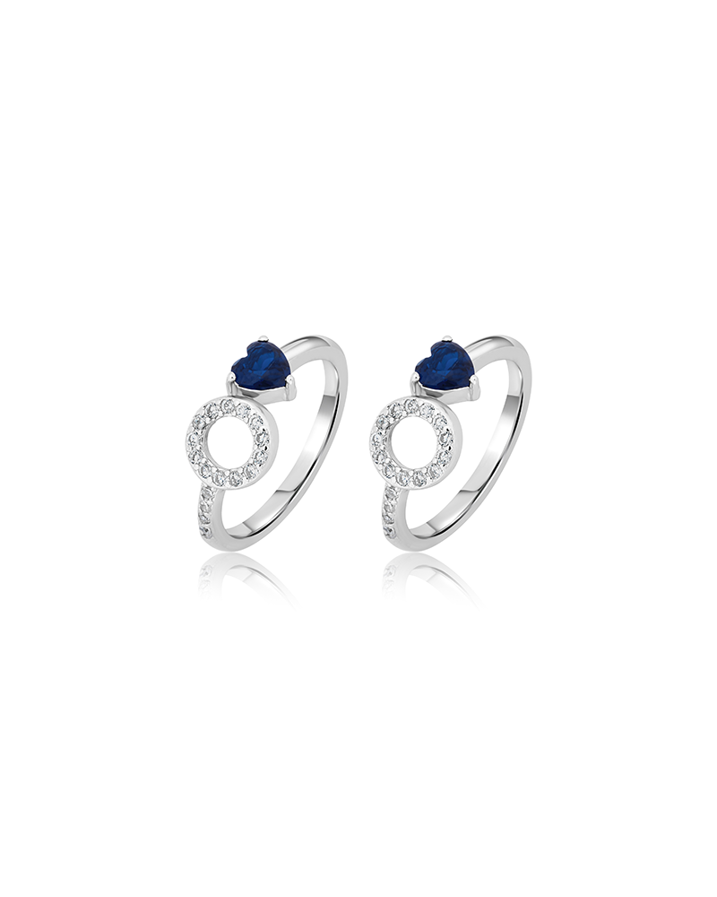 Asymmetric Charm Ring