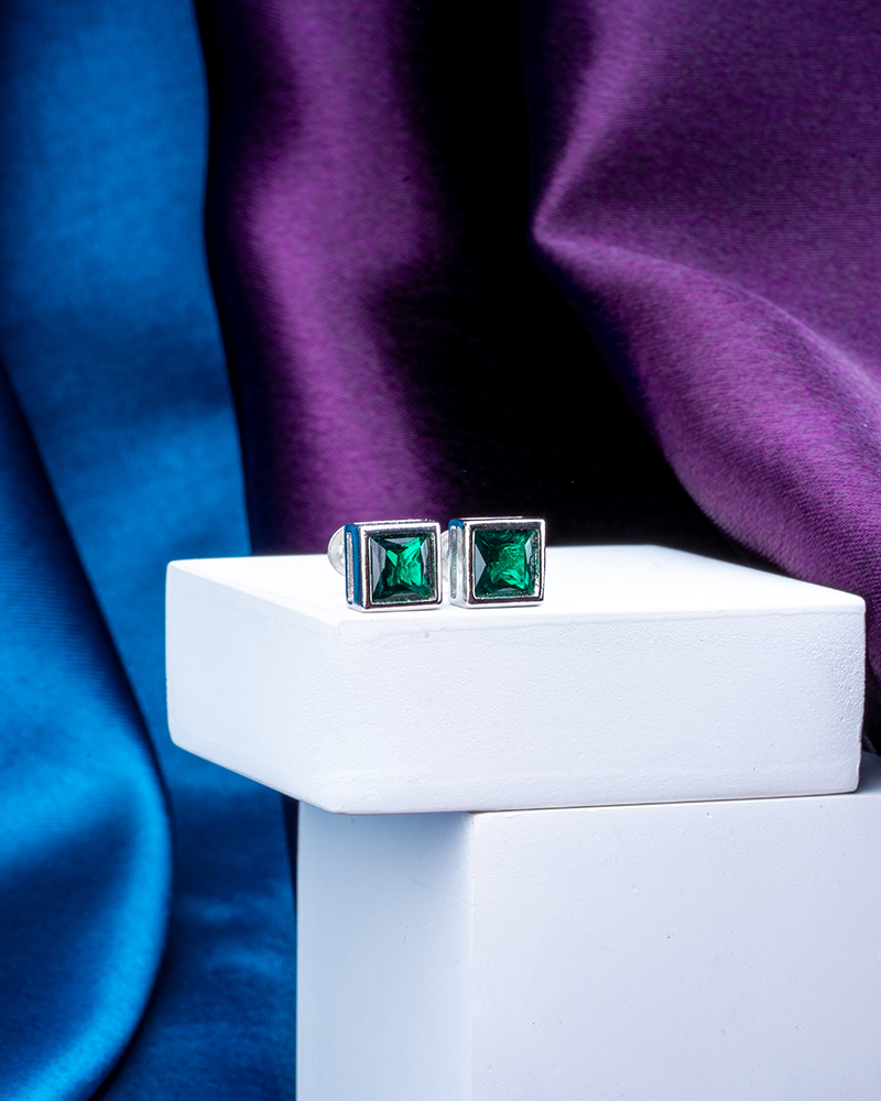 Jade Jewel Studs