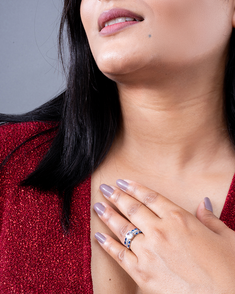 Skin-Responsive Silver Ring