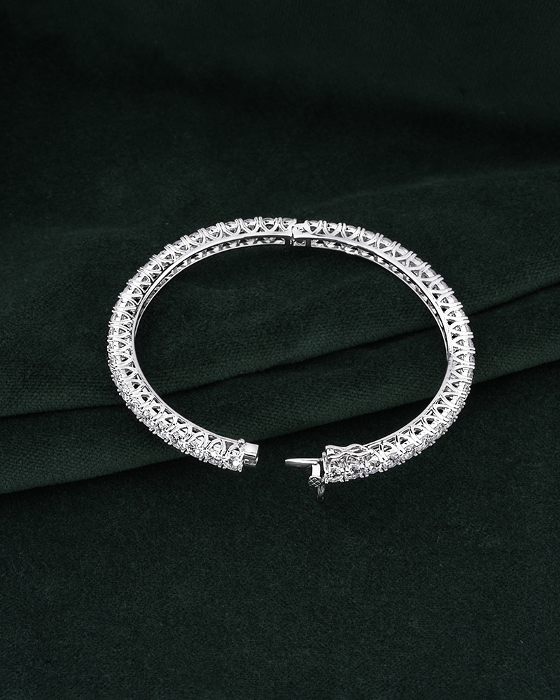Silver Grace Bangle