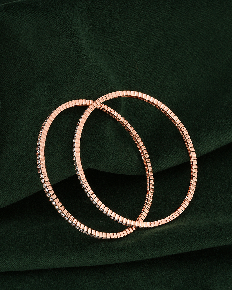 Rose Gold Stone Charm