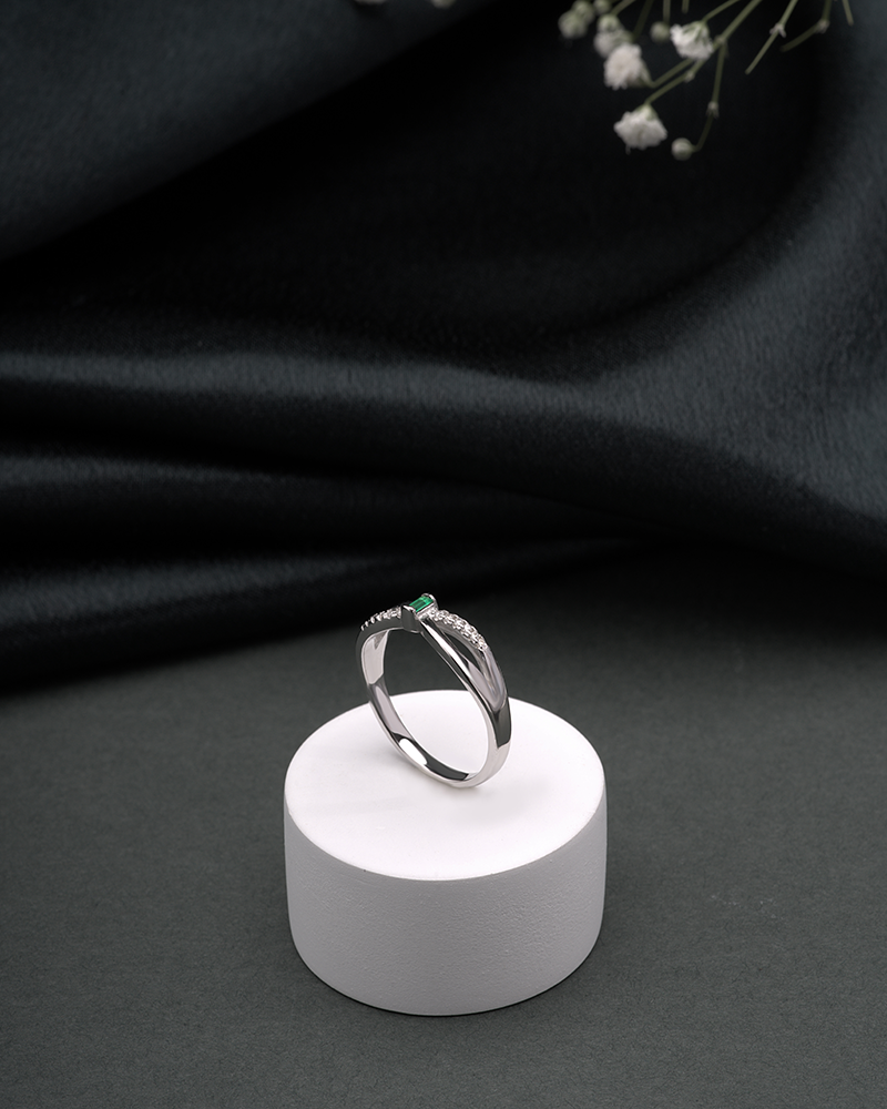 Blue Bliss Silver Ring