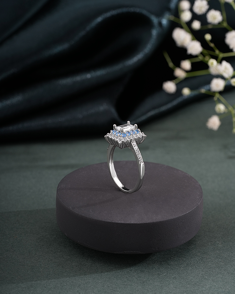 Silver Serenity Ring