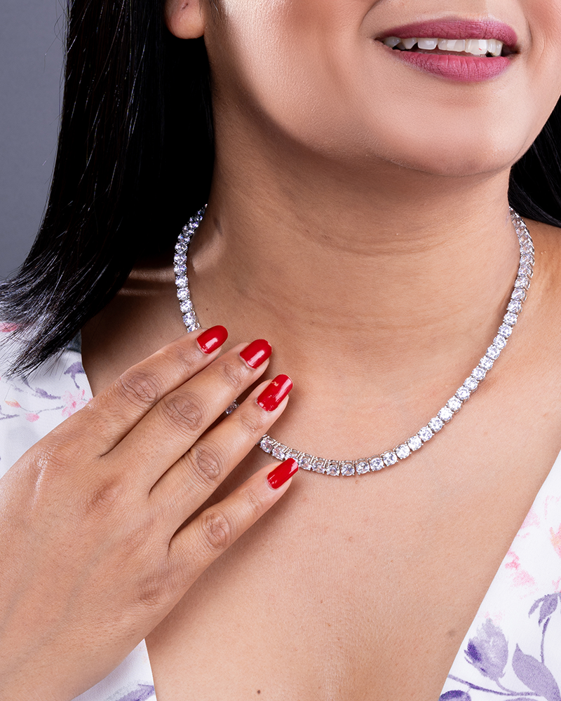 Adjustable Sterling Silver Necklace