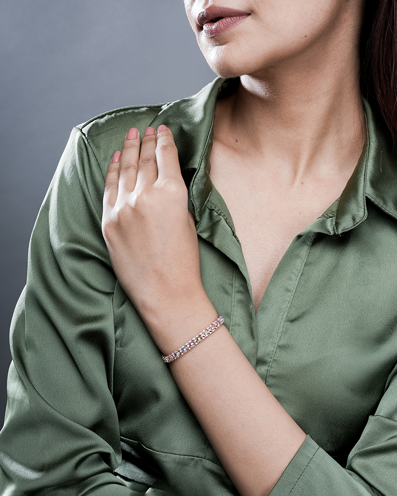 Elegant Sterling Silver Bracelet