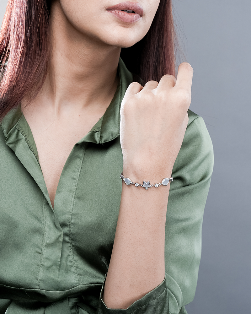 Celestial Charm Brass Bracelet