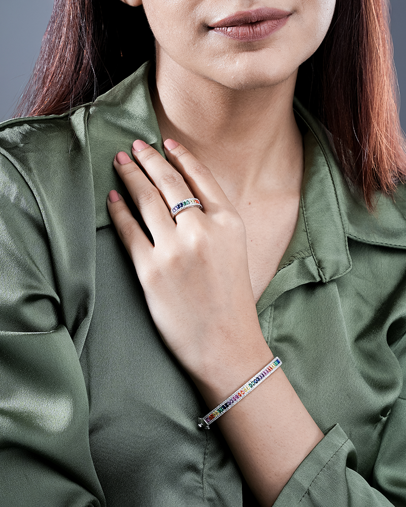 Luxurious Sterling Silver Bracelet