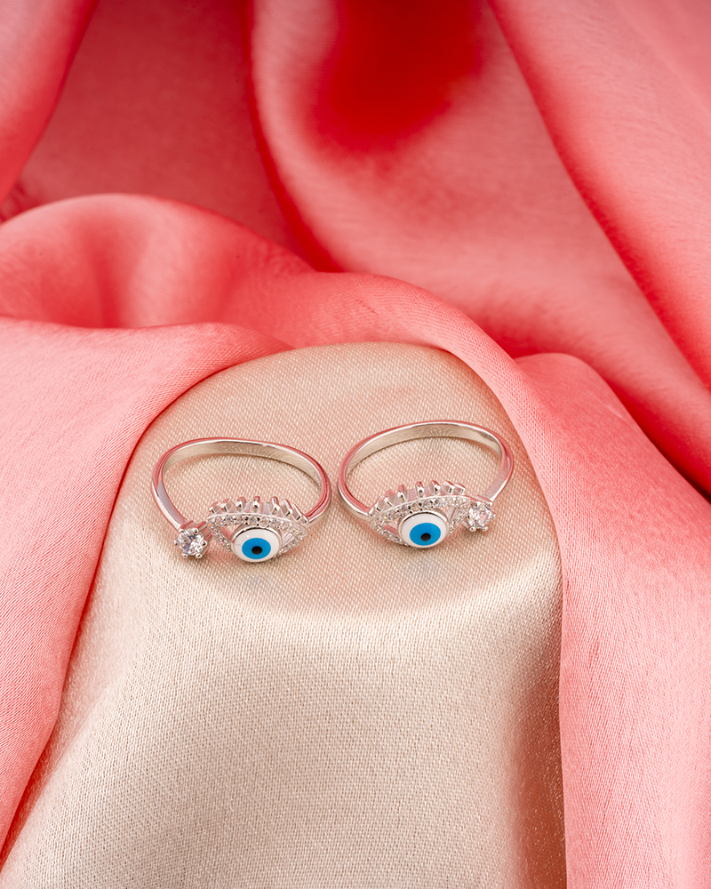 Silver Mystic Eye Design