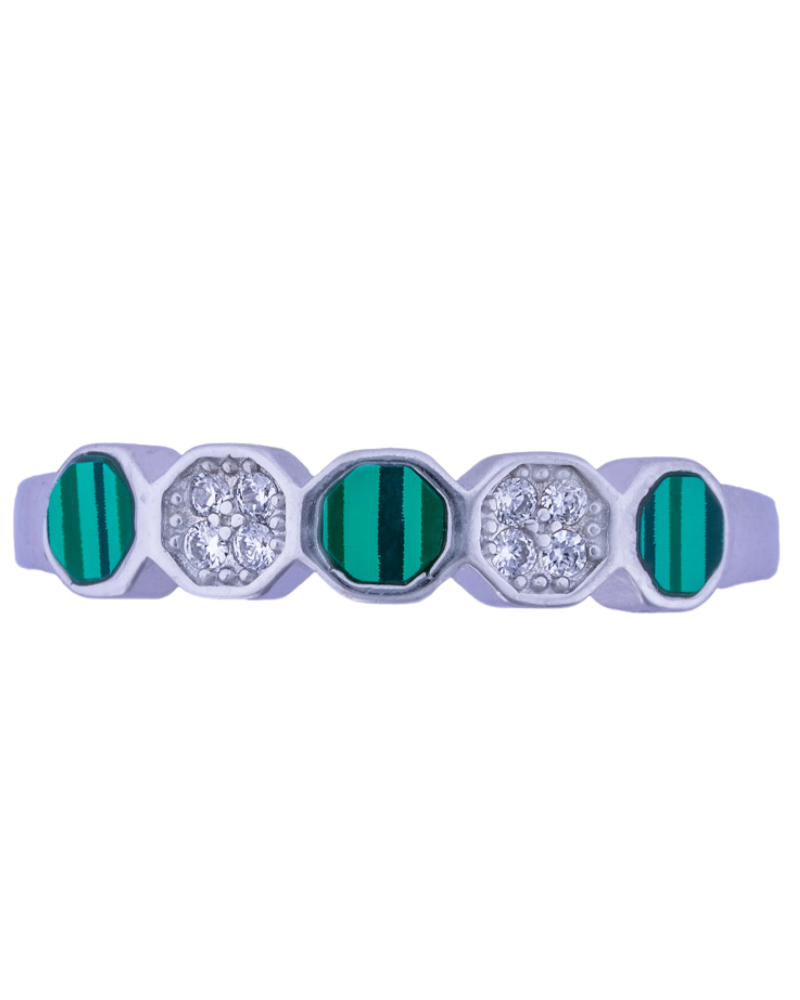 Sculpted Serenity silver ring