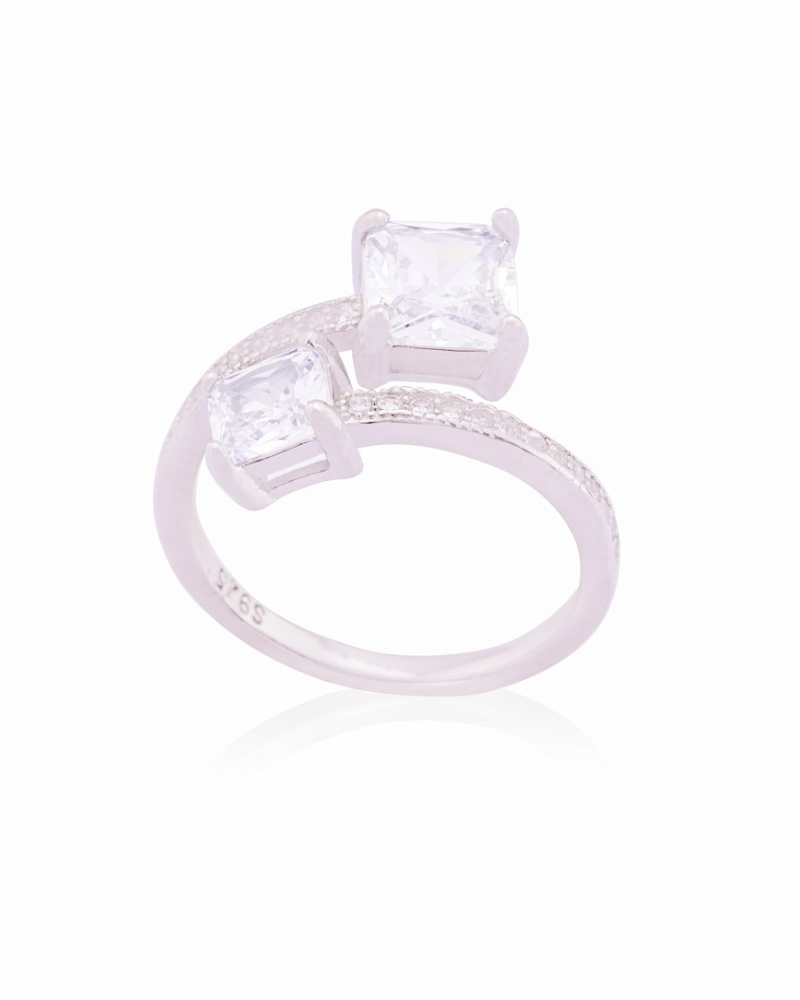 Adjustable Silver Fit Ring