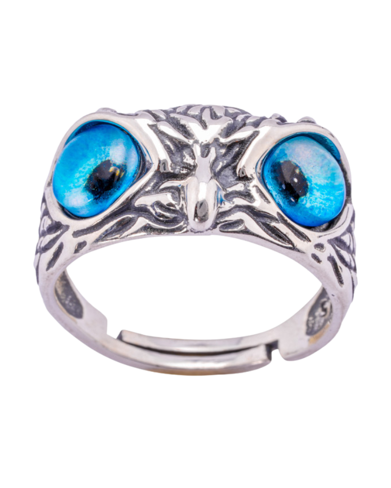 Orange Silver Ring