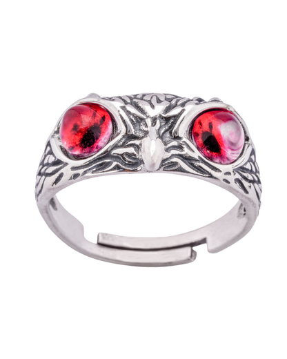 Orange Silver Ring