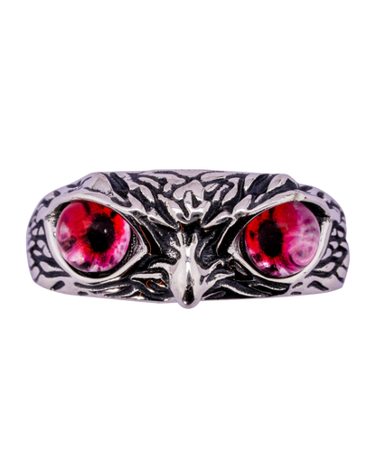 Orange Silver Ring