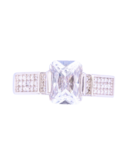 Silver Skin-Friendly Ring