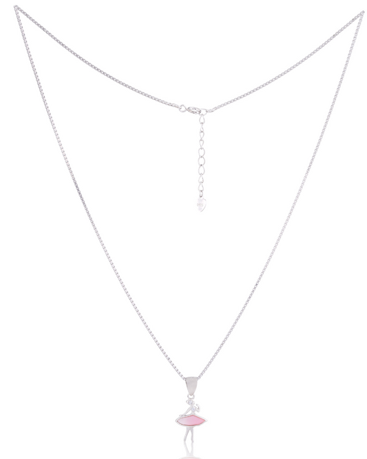 Silver Pendant Twirl