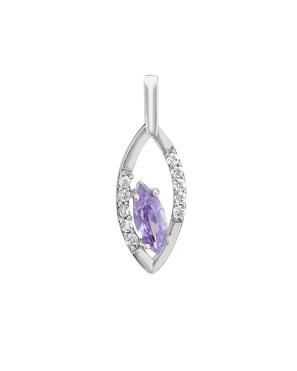 Geometric Silver Statement Pendant