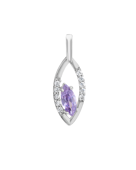 Geometric Silver Statement Pendant