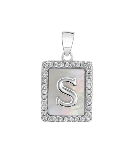 Floral Motif Crystal Pendant